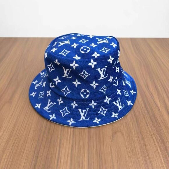 LV Blue Fisherman Hat - Picture 2 of 4